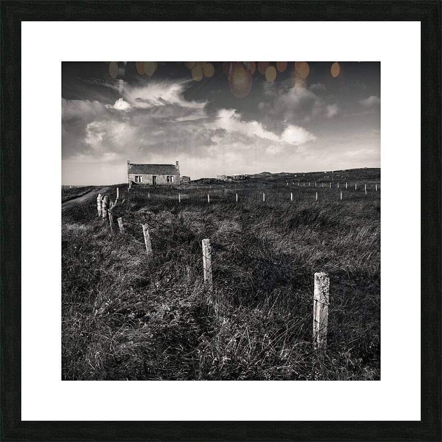 Abandoned Cottage on South Uist Picture Frame print