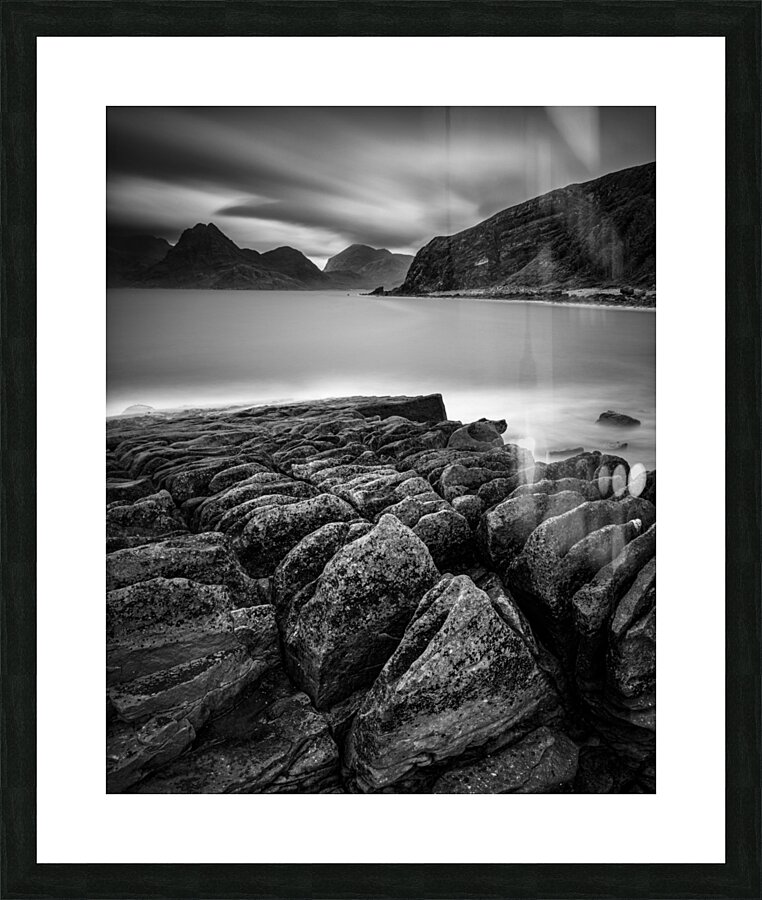Elgol Rocks Picture Frame print