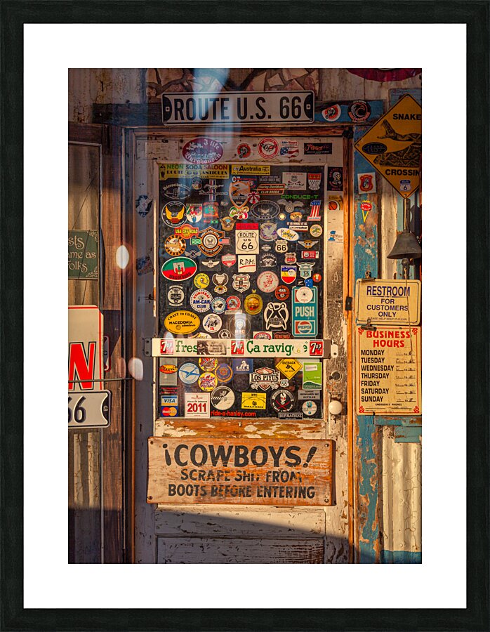 Hackberry General Store Door Impression et Cadre photo