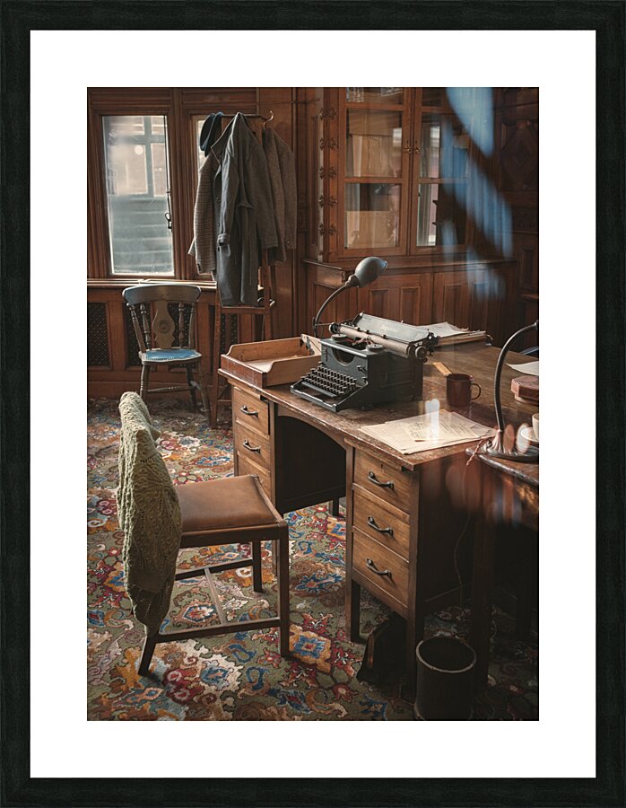 Bletchley Park Office Picture Frame print