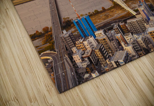 Evening Over the Yodogawa River Dave Bowman puzzle