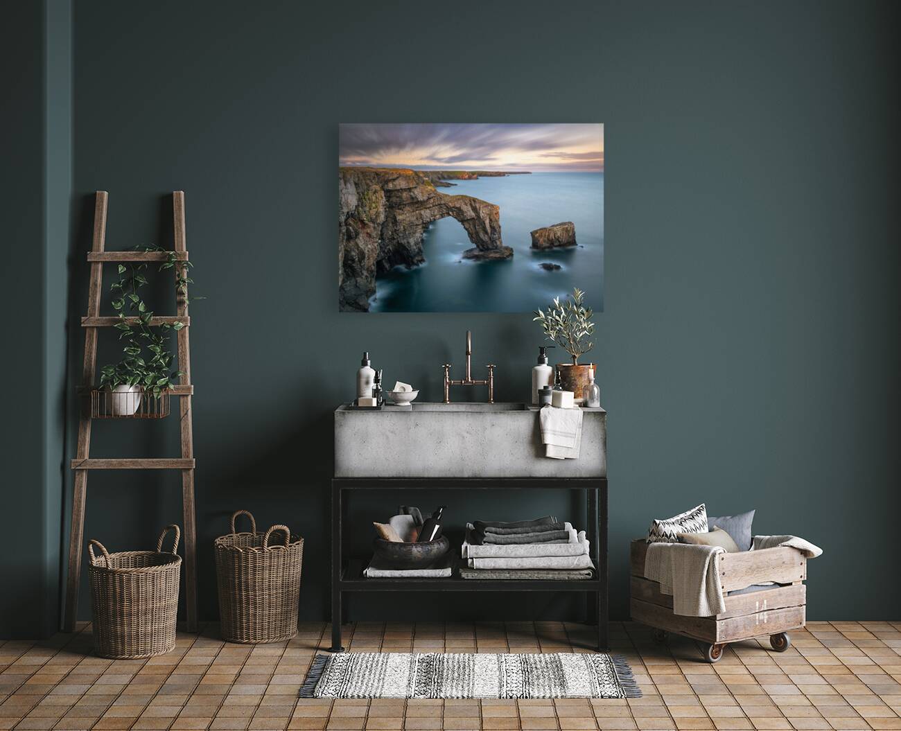 Green Bridge of Wales Reproduction