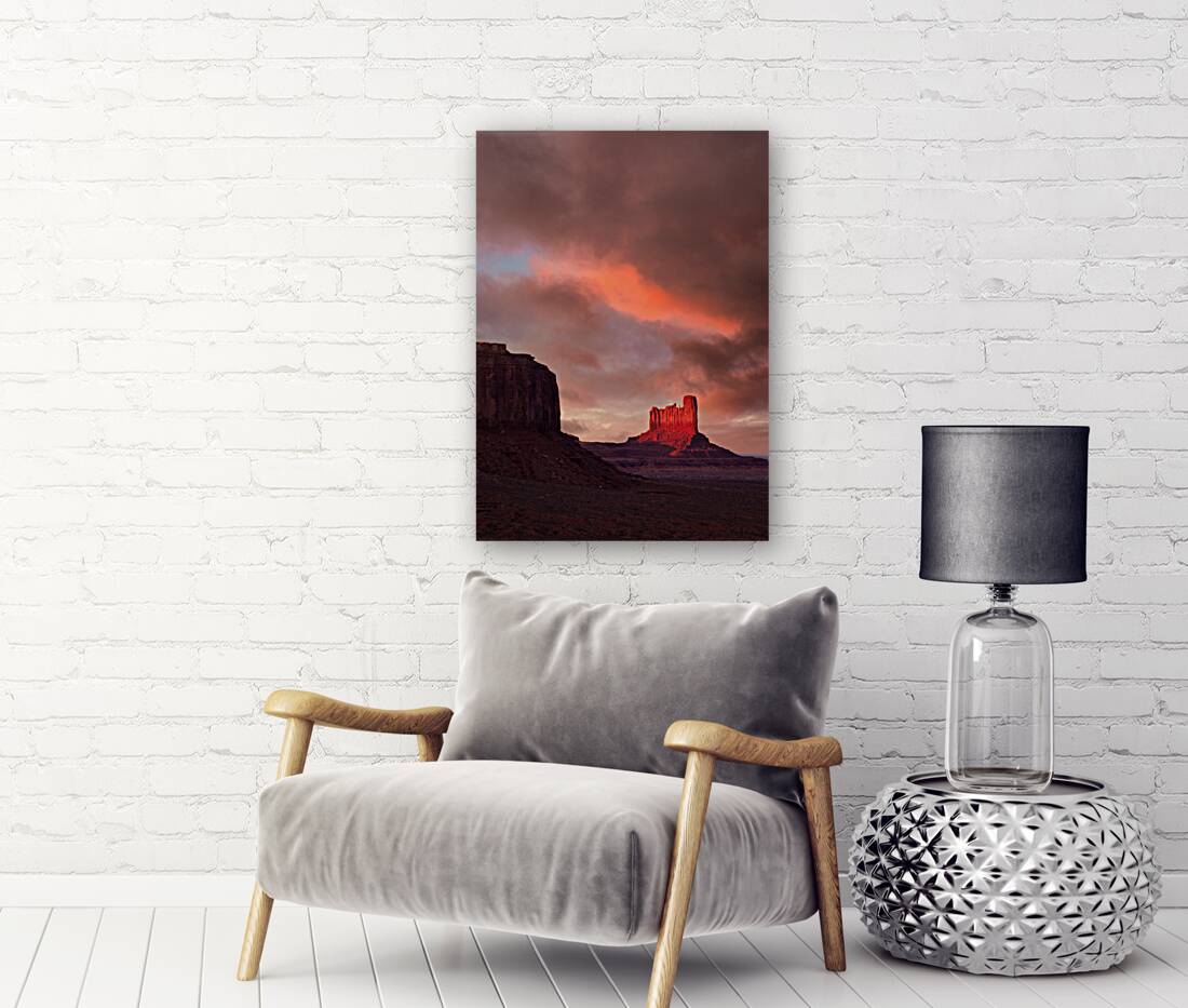 Sunset in Monument Valley Reproduction