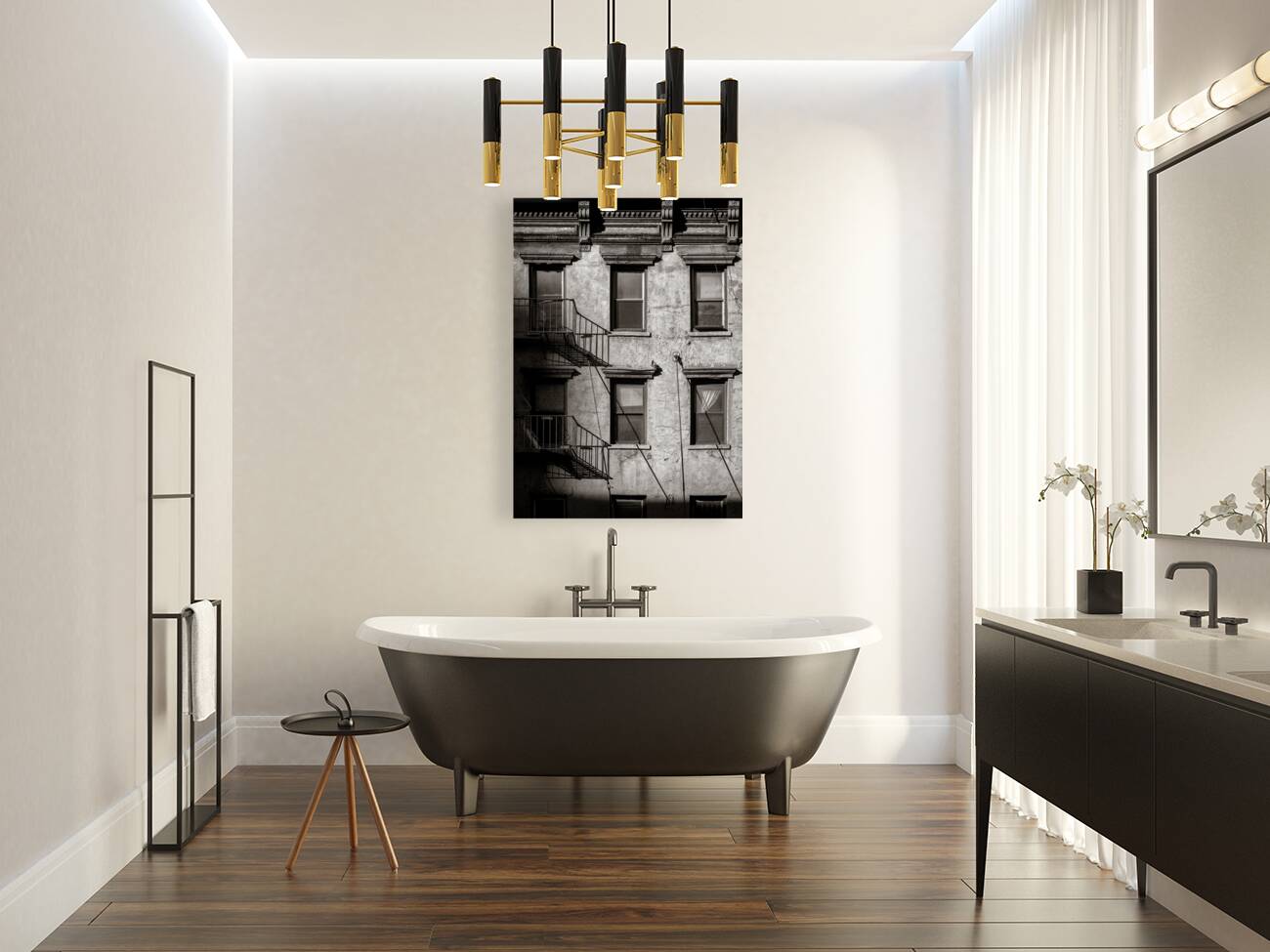 Old Apartments Reproduction