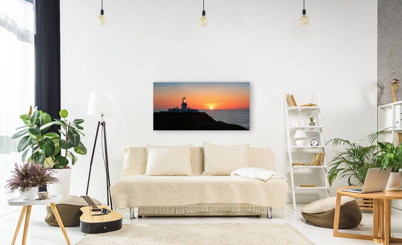 Strumble Head Sunset Panorama Reproduction