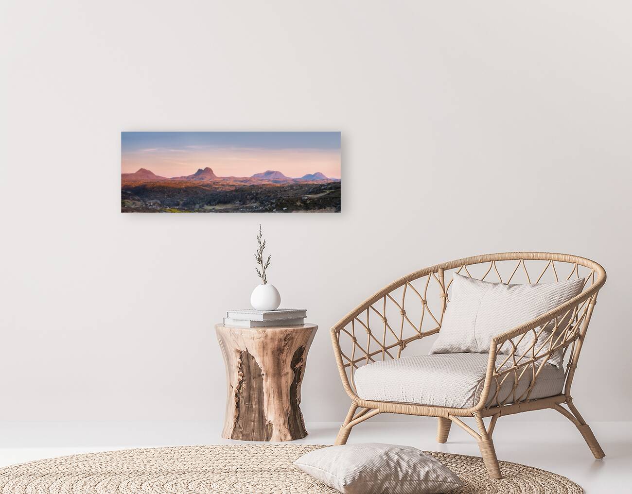 Assynt Mountains Panorama Reproduction