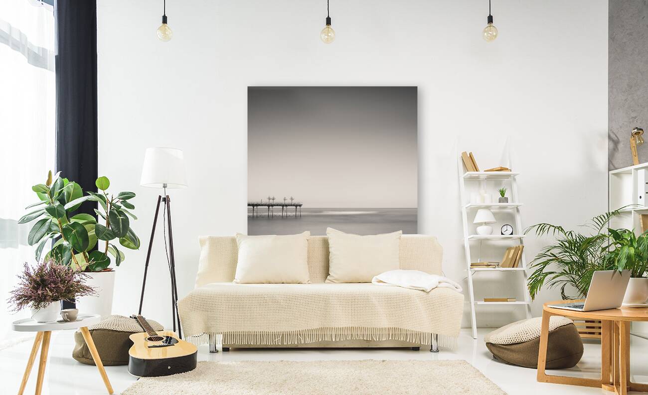 Four Trees on a Pier Reproduction