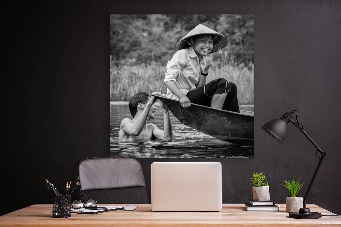 Fun on the Yen River Reproduction