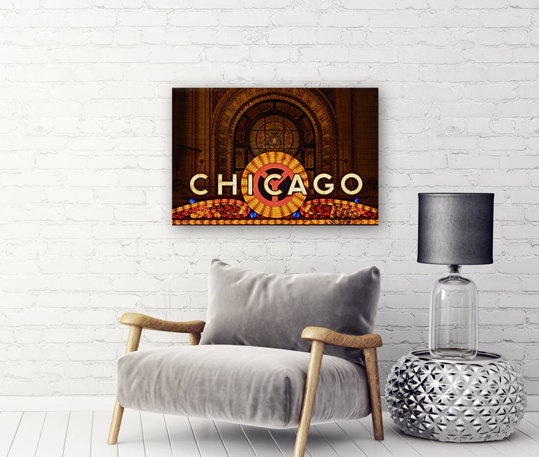 Chicago Theatre Sign Reproduction