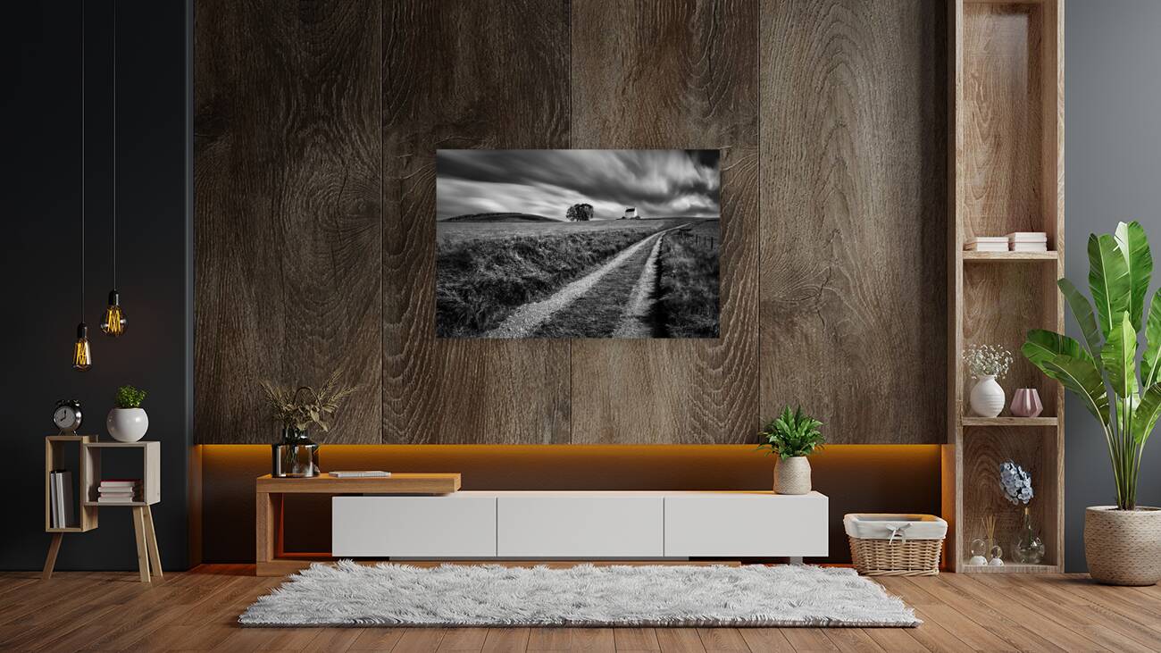 Tracks to Corgarff Castle Reproduction