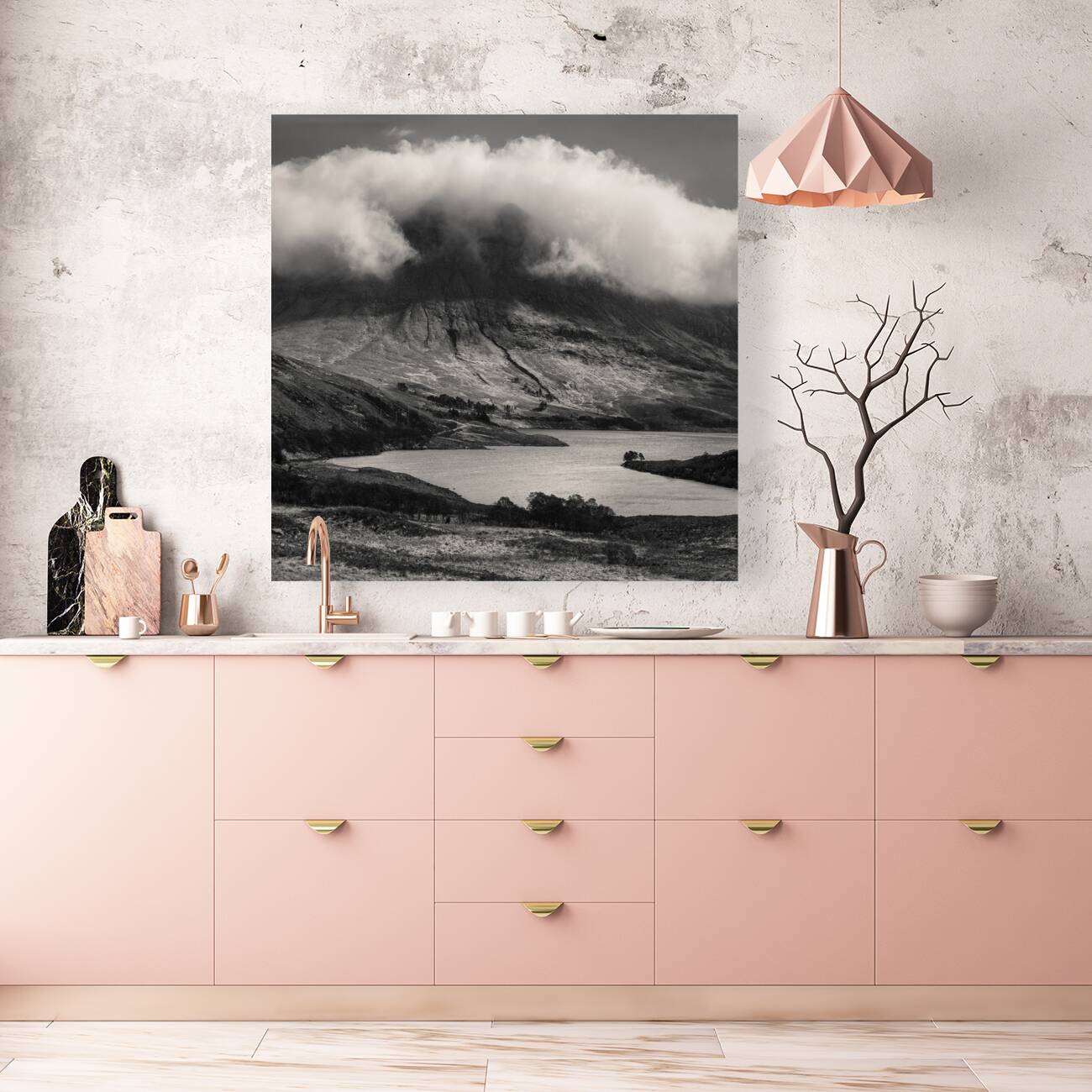 Clouds Over Cul Beag Reproduction