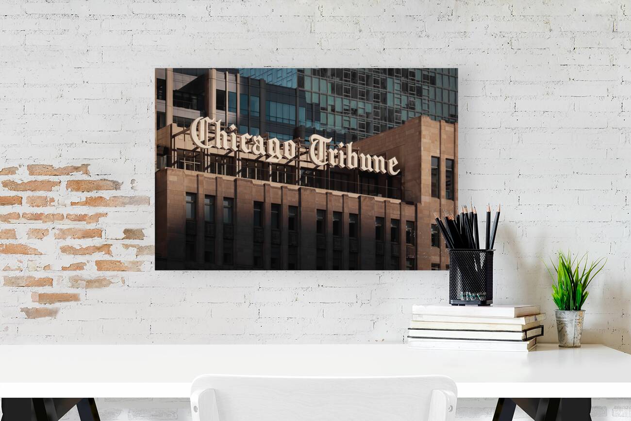 Chicago Tribune Sign Reproduction