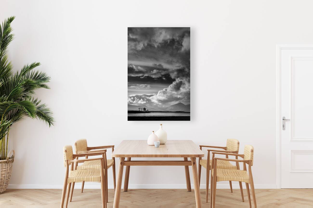 Clouds over Loch Laich Reproduction