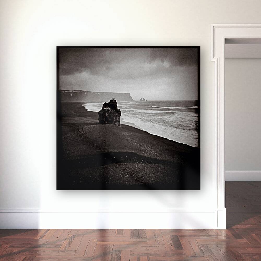 Stormy Day at Dyrholaey Reproduction