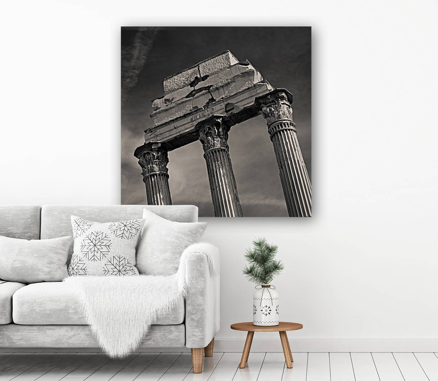 Roman Forum Pillars Reproduction