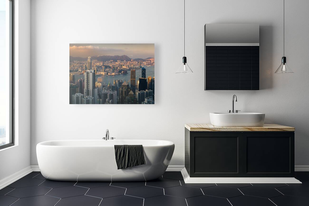 Hong Kong Sunset Reproduction