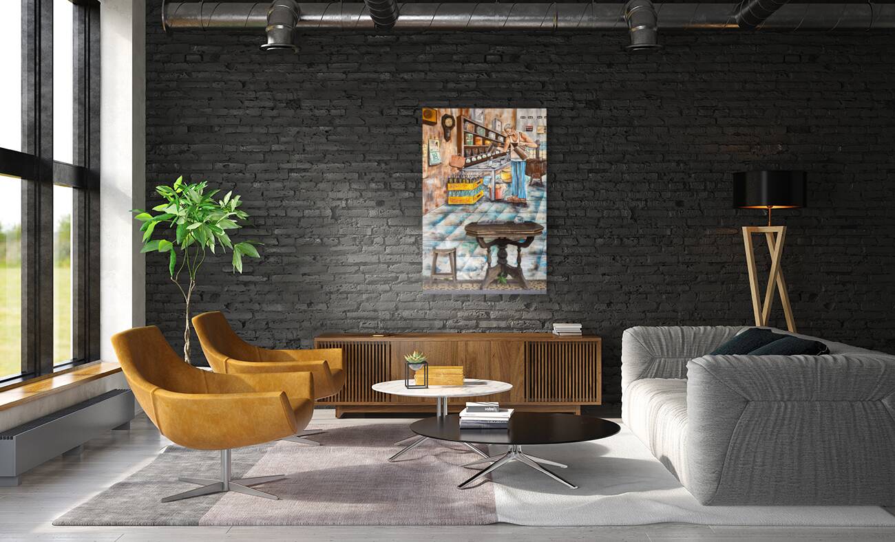 Ipoh Cafe Street Art Reproduction