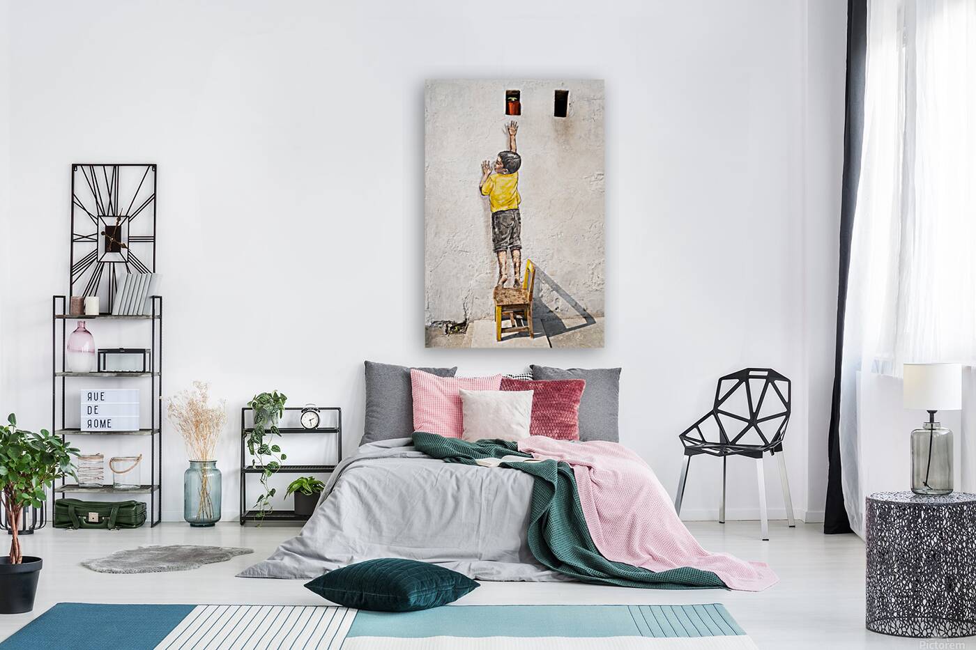 Boy on Chair Reproduction