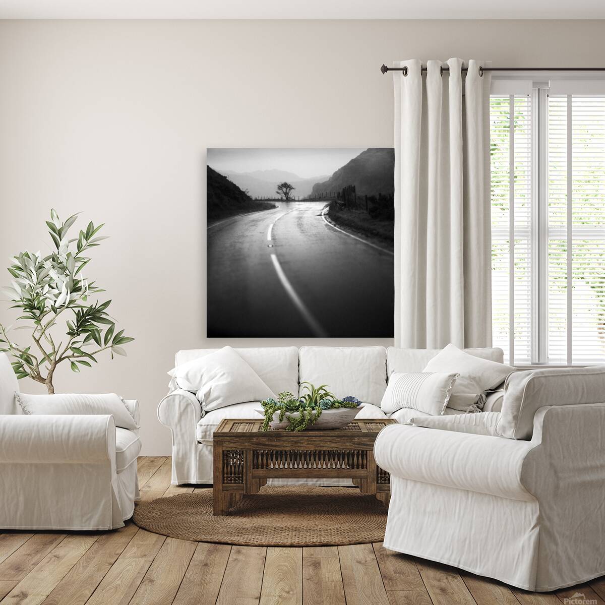 A Wet Day in Snowdonia Reproduction