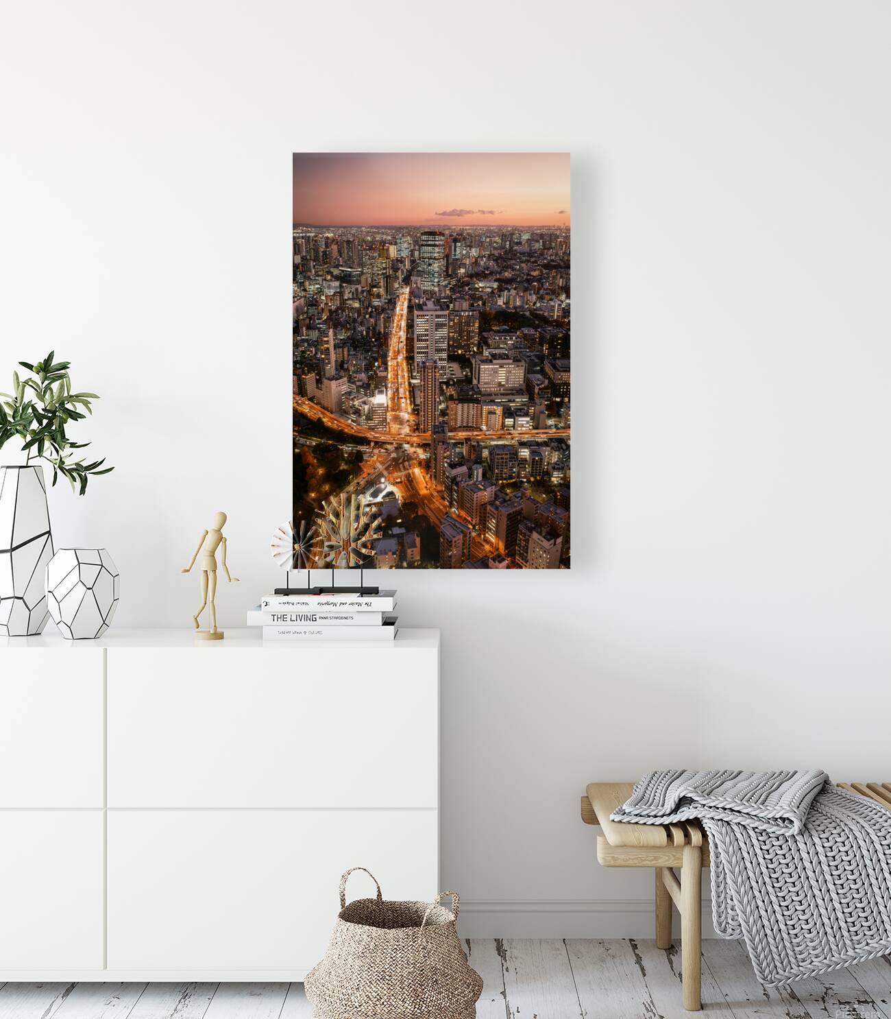 Sakurada Dori at Night Reproduction