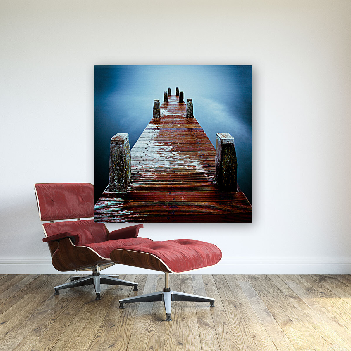 Water on the Jetty Reproduction