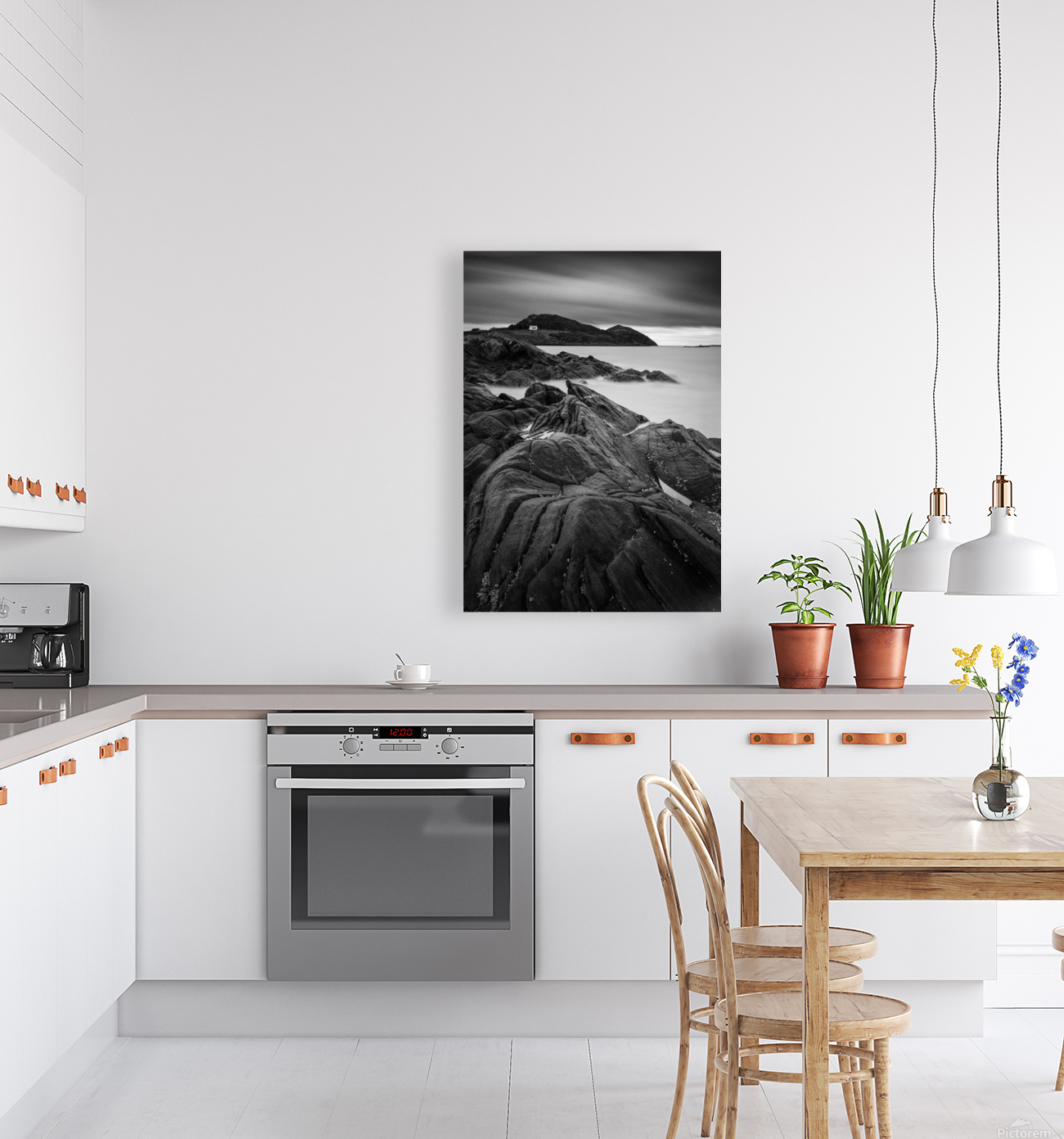 View from Firemore Beach Reproduction