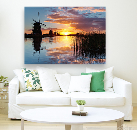 Kinderdijk Sunrise Reproduction