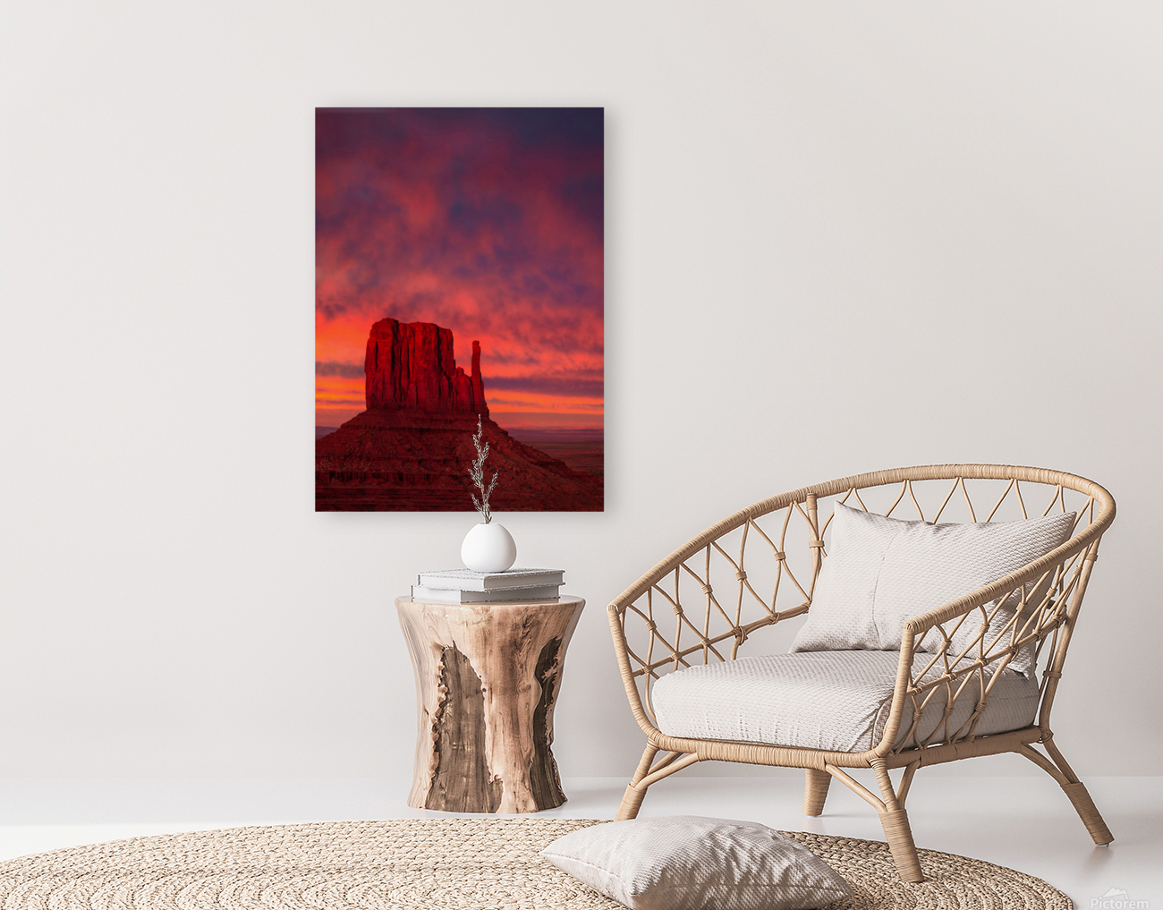 Last Light in Monument Valley Reproduction