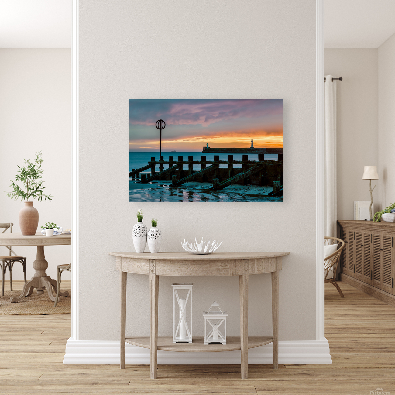 Aberdeen Harbour Sunrise Reproduction