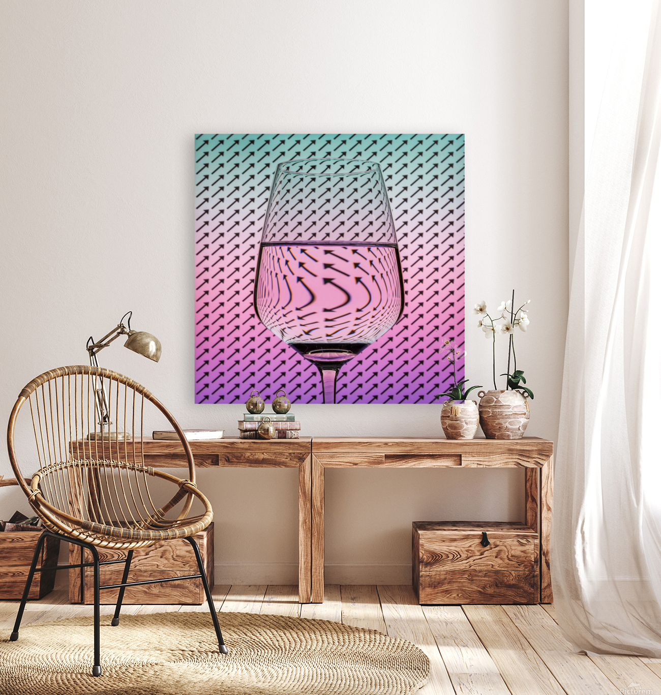 Arrows Glass Reproduction