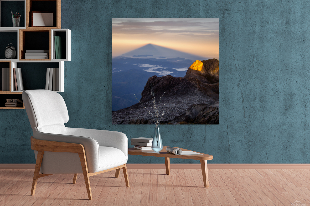 Mount Kinabalu Sunrise Reproduction