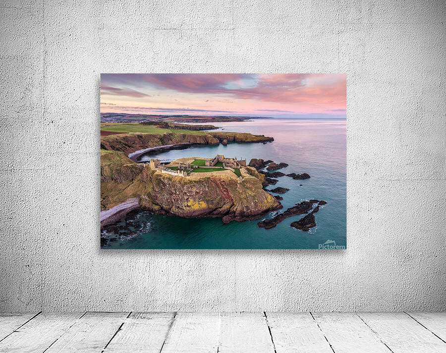 Dunnottar Castle Sunset Wall Preview