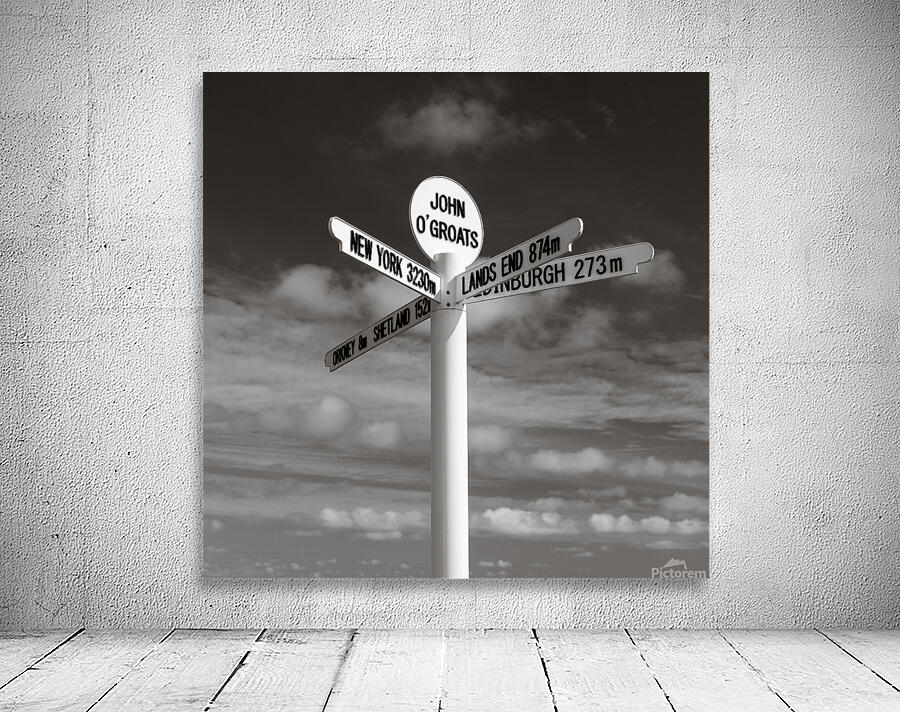 John O Groats Signpost Wall Preview