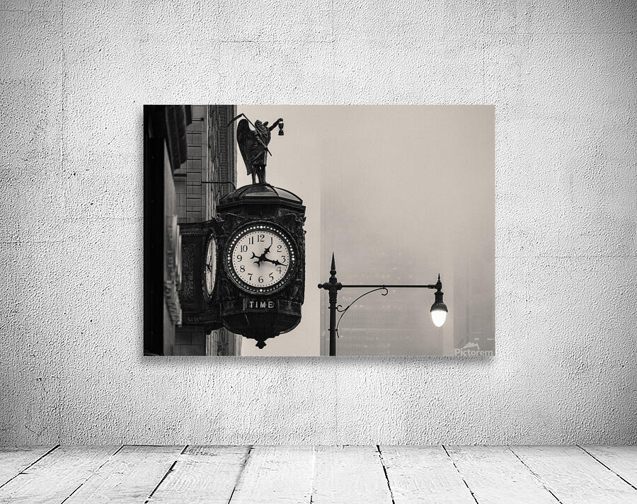 Father Time Clock Chicago Wall Preview