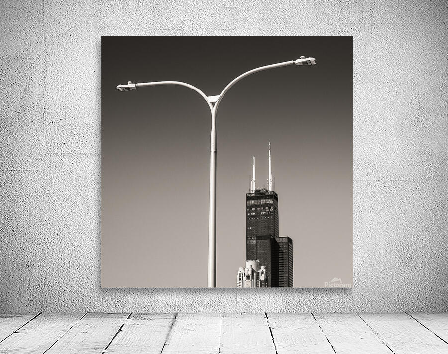 Willis Tower and Lamp Wall Preview