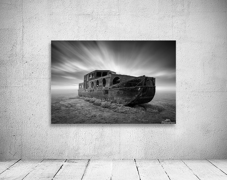 Blakeney Boat Wreck Wall Preview