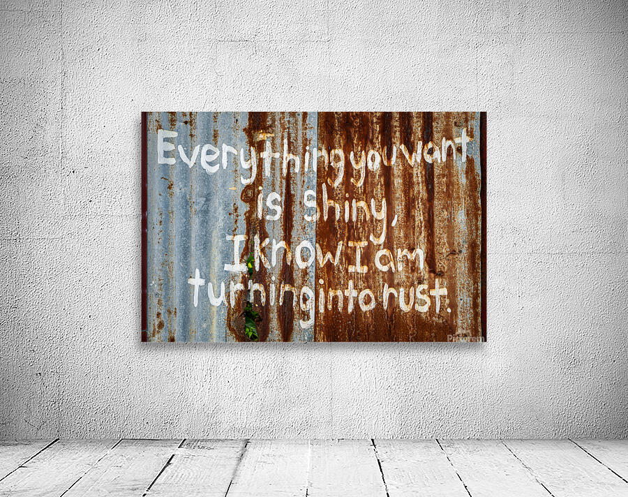 Turning Into Rust Wall Preview