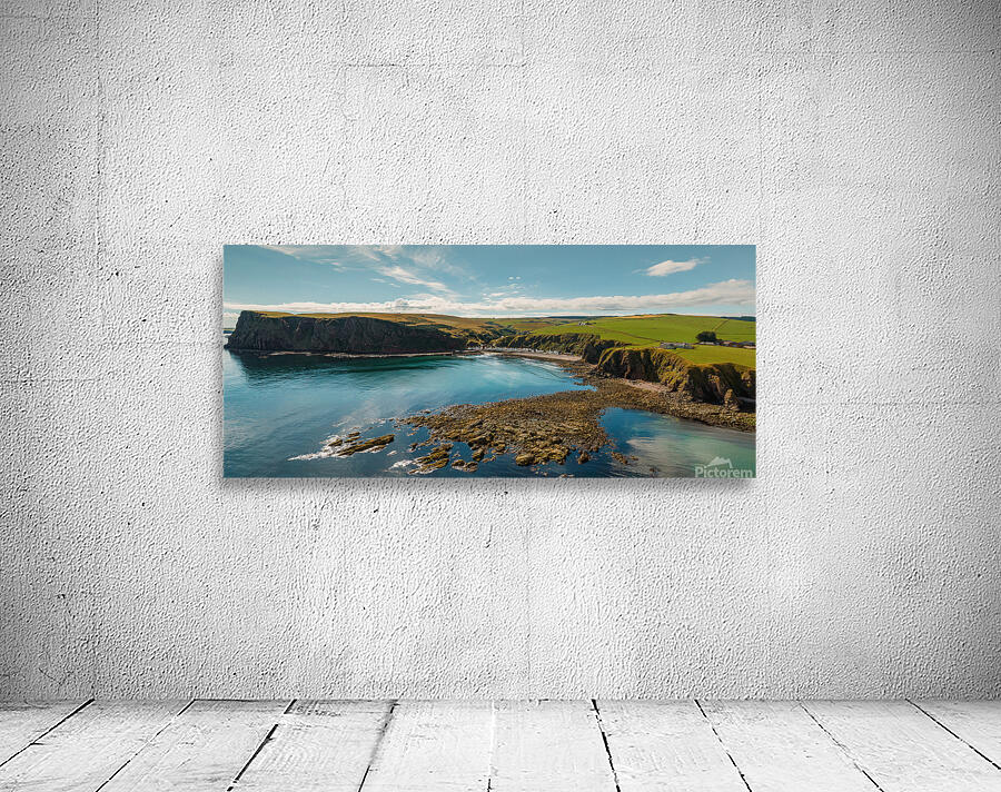 Pennan Coastline Panorama Wall Preview