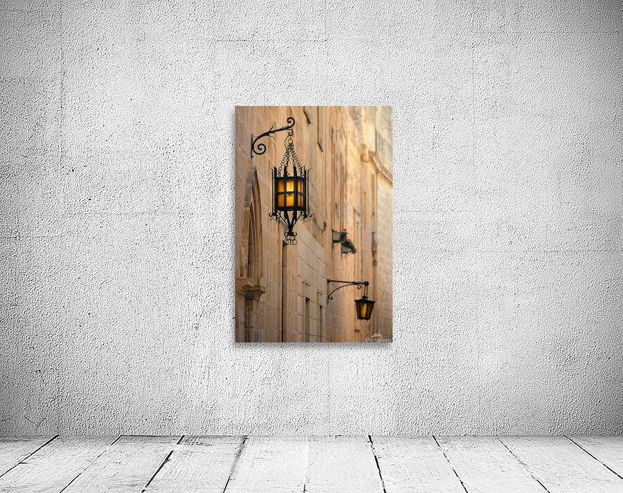 Mdina Street Lamps Wall Preview