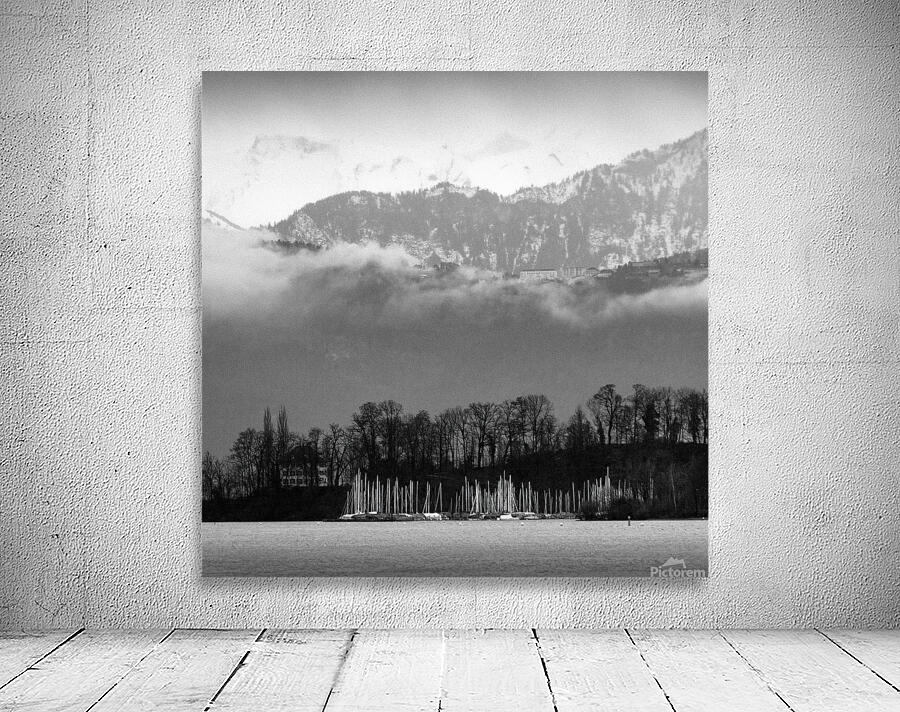 Lake Lucerne Boats Wall Preview