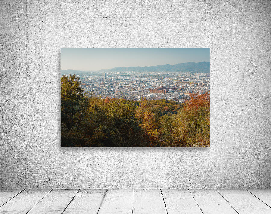 Kyoto from Fushimi Inari Taisha Wall Preview