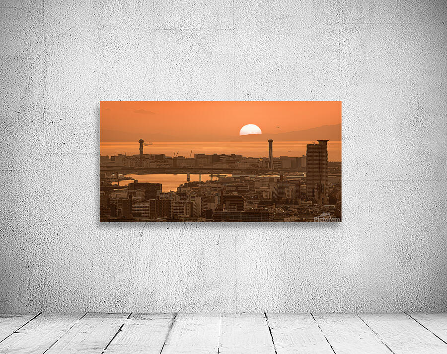 Last Light Over Osaka Bay Wall Preview