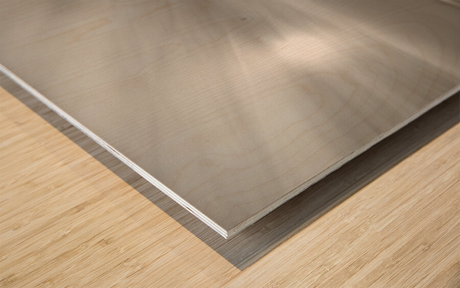 Pier Sunset Impression sur bois