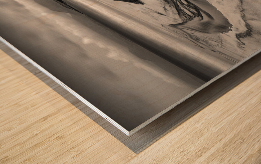 Luskentyre Stream Wood print