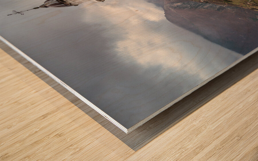 Triora Church Wood print