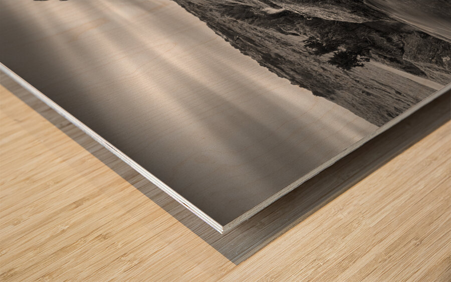 Windy Post Cross Impression sur bois