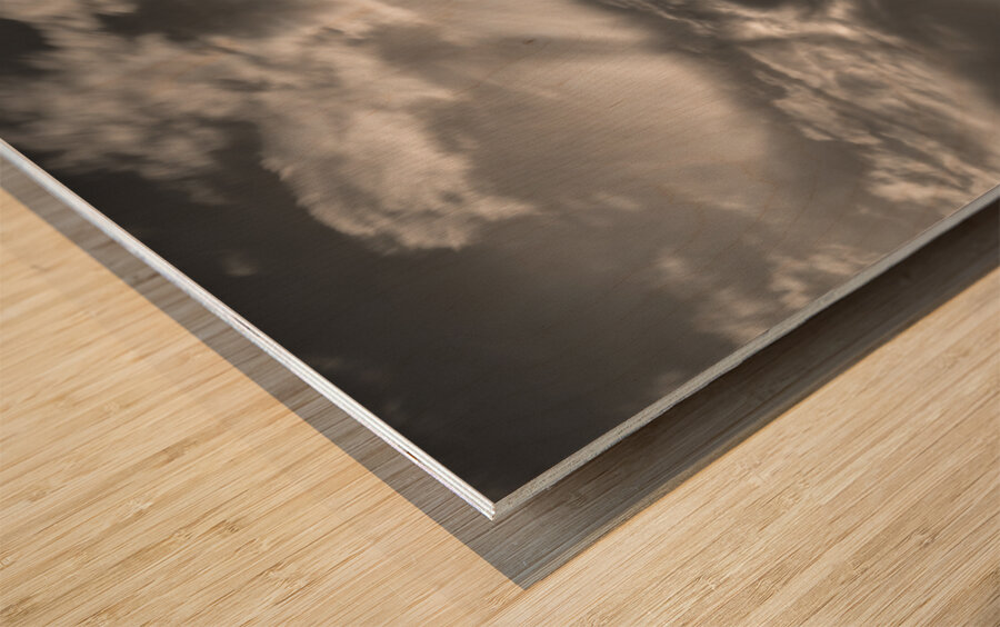 Clouds Over Tod Head Lighthouse Wood print