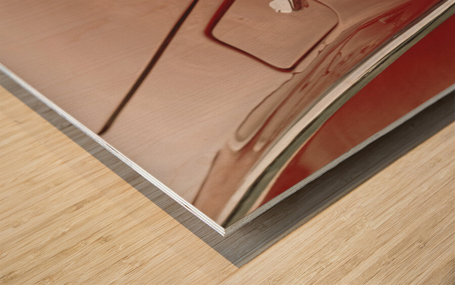 Volvo P1800 Tail Lights Impression sur bois