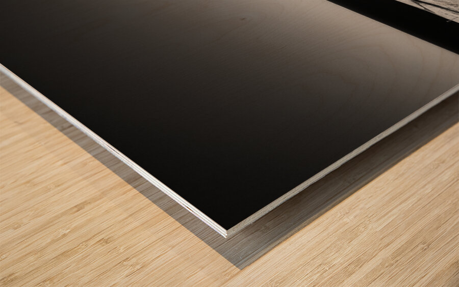 Stoer Lighthouse Infrared Wood print