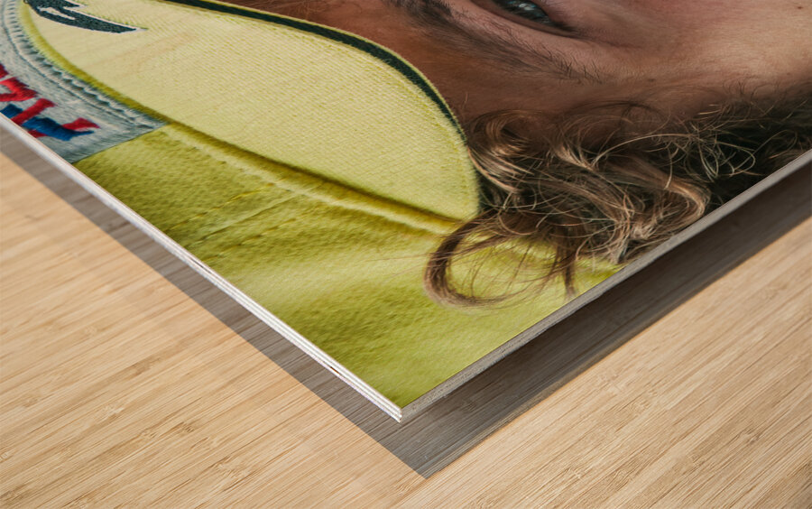 Valentino Rossi Wood print